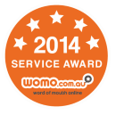 WOMO 2014 Service Award
